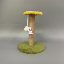 Load image into Gallery viewer, Riyotsu Cat scratching posts, Durable Natural Sisal Cat Scratching Post with Plush Top and Base, Hanging Plush Ball