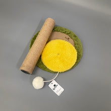 Load image into Gallery viewer, Riyotsu Cat scratching posts, Durable Natural Sisal Cat Scratching Post with Plush Top and Base, Hanging Plush Ball